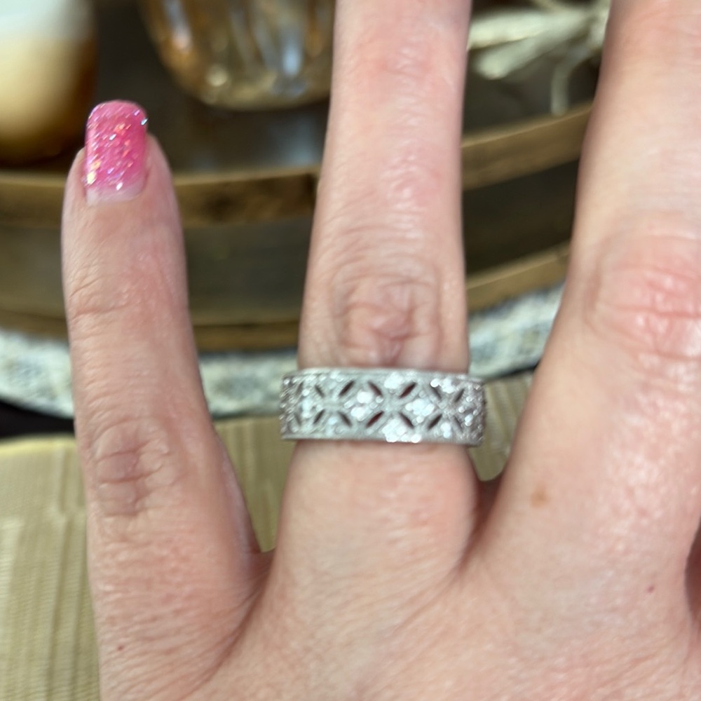 TACORI Harlequin Elegant Silver Band Ring